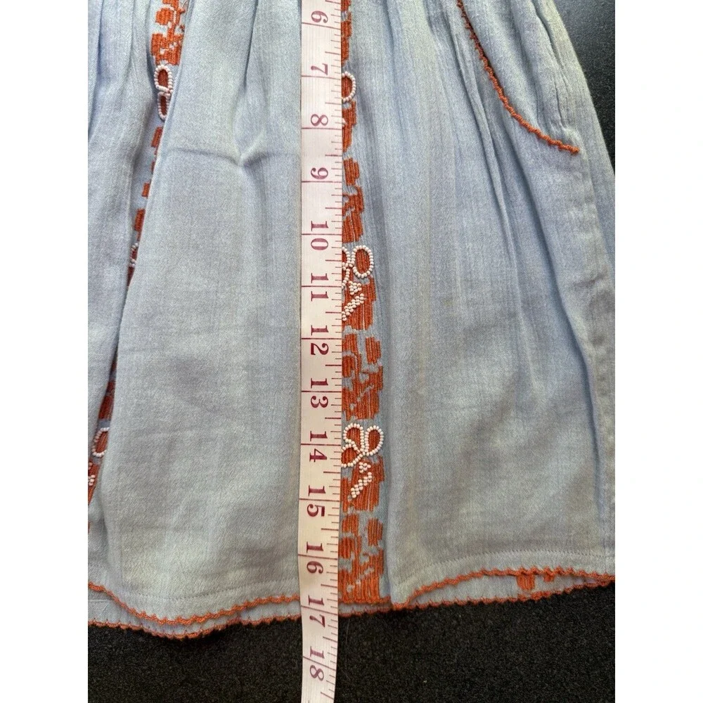 TORY BURCH Alexandria Skirt Silverlake Size 2 Boho Resort Designer fairy cottage